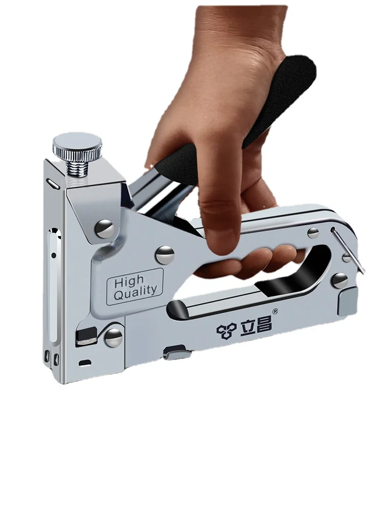 

Wyj Manual U-Type Pneumatic Strip Nail Gun Household Nailing Artifact Woodworking Special Tools Collection Three-in-One