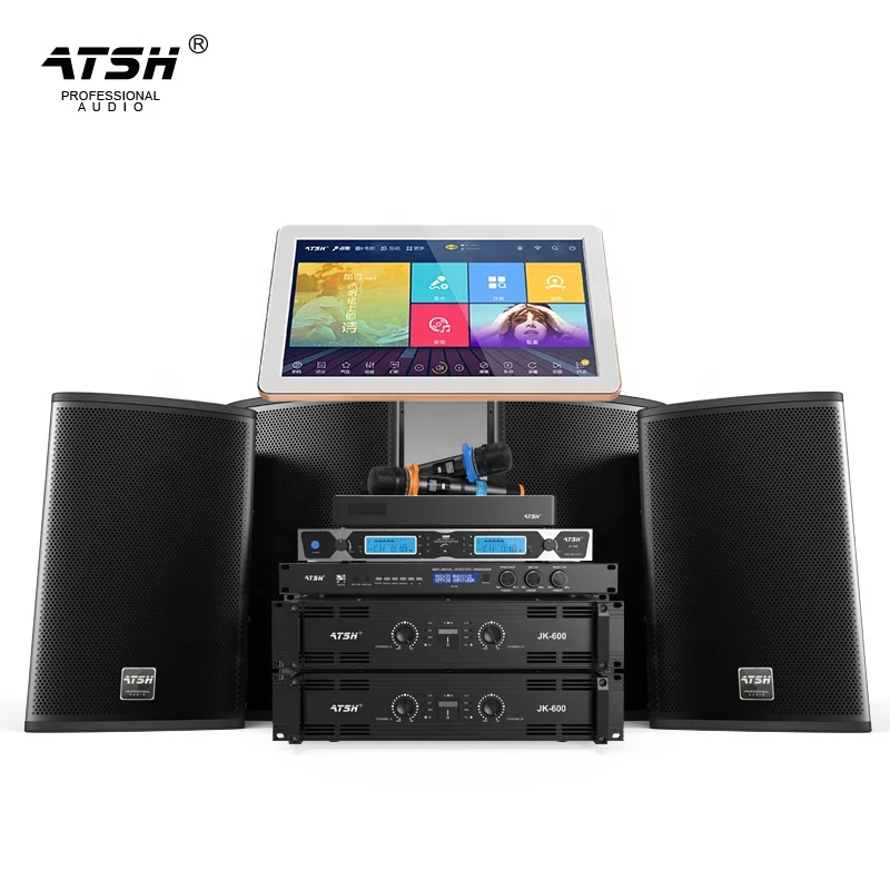 

ATSH OK-9 KTV/Home/Bar karaoke machine system full set ktv karaoke equipment