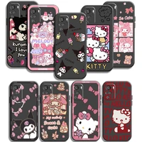 hello kitty cartoon kawaii cat phone cases for xiaomi redmi poco x3 gt x3 pro m3 poco m3 pro x3 nfc x3 mi 11 mi 11 lite funda
