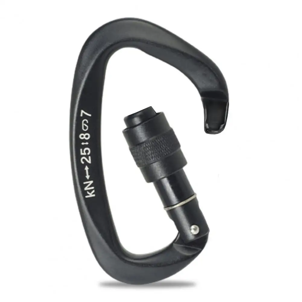 

Climbing Buckle Detailed Portable Aluminum Alloy D Type Climbing Carabiner Outdoor Accessories