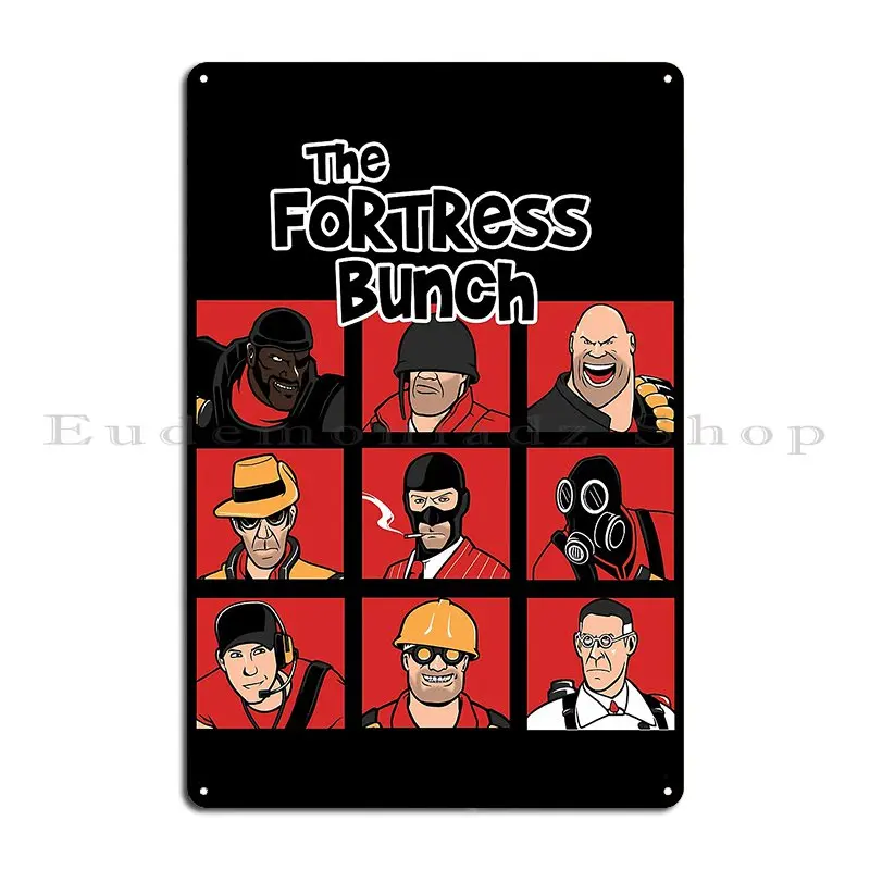 Металлическая табличка Team Fortress 2 Demoman TF2 Kingsmann