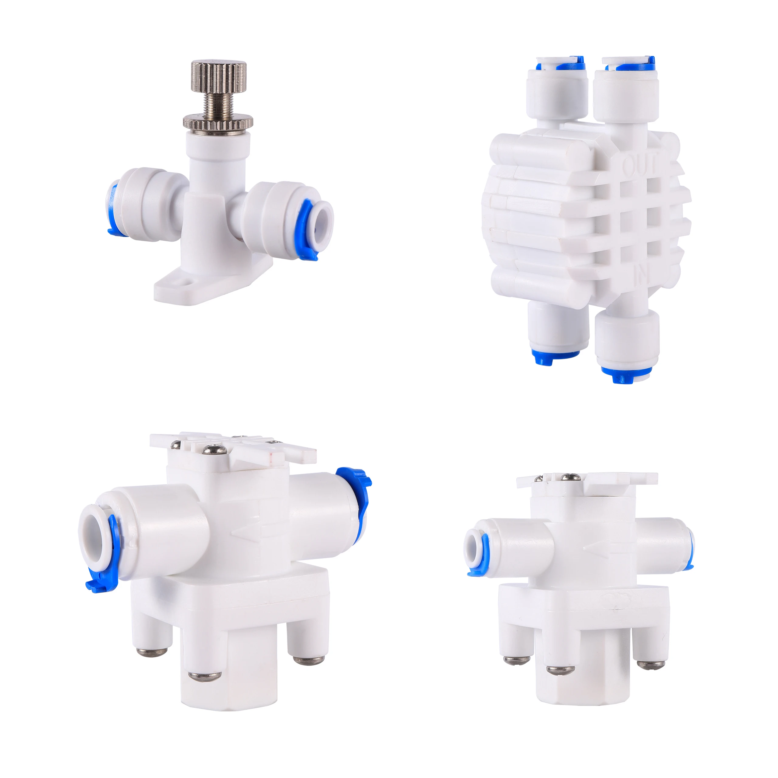 Клапан регулировки расхода воды Редукционный регулятор давления клапан 1/4 дюйма