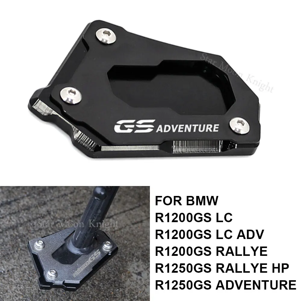 

Kickstand Side Stand Vergroter For BMW R1250GS Adventure R 1200 GS LC R1200GS Adv CNC Plaat Extension Pad LOGO R1200GS R1250GS