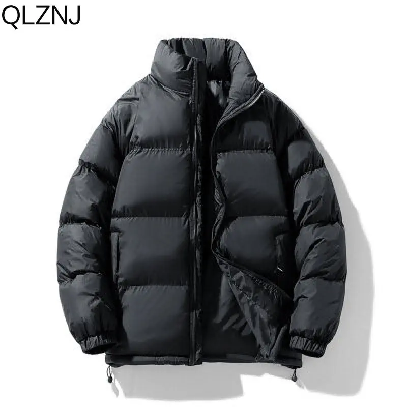 Cotton Padded Jacket Men 2023 Autumn Winter New Thick Warm Stand Collar Unisex Parkas Streetwear Oversize Casual Puffer Coat 4XL
