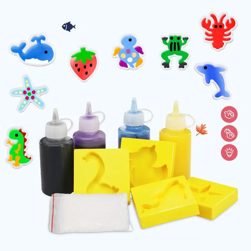 

DIY волшебный водяной эльф Креативные 3D Волшебные гели вода фрукты бусины Набор сделай сам морское существо игрушки для детей легко использовать воду бусины игрушки для
