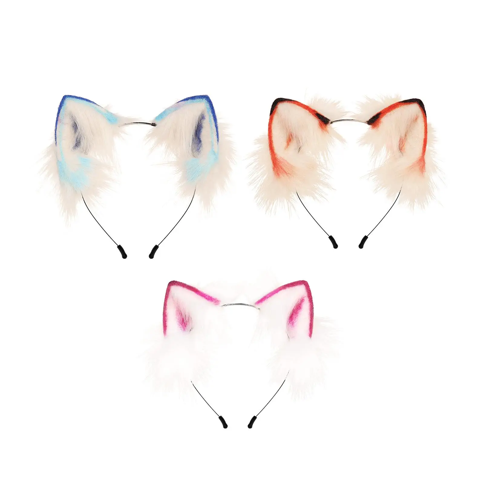 

Cute Animal Ears Headband Party Costume Accessories Headwear Photo Props Headdress Ears Hood for Cosplay Halloween Christmas