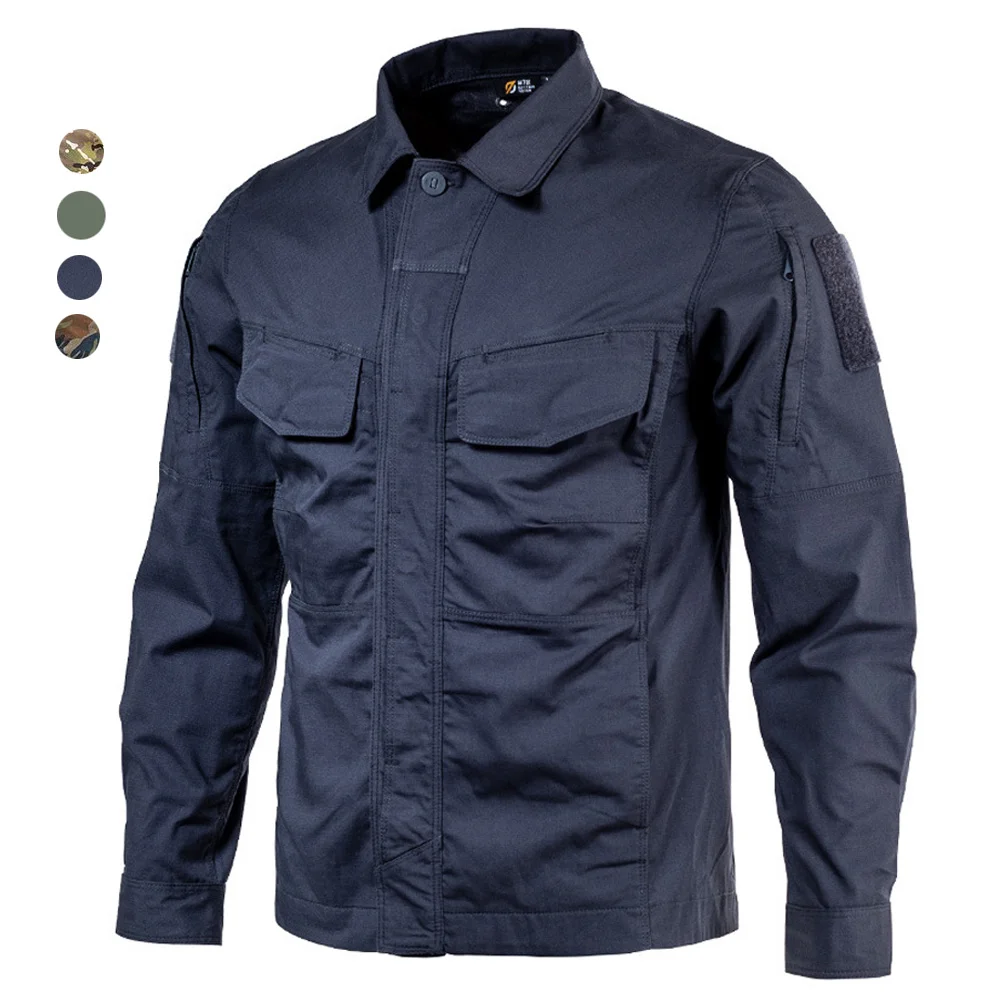 

New Tactical Jacket Men Waterproof Field Jackets Military Coat Outdoor Multi-pocket Combat Tops Male Wear-resistant Windbreaker