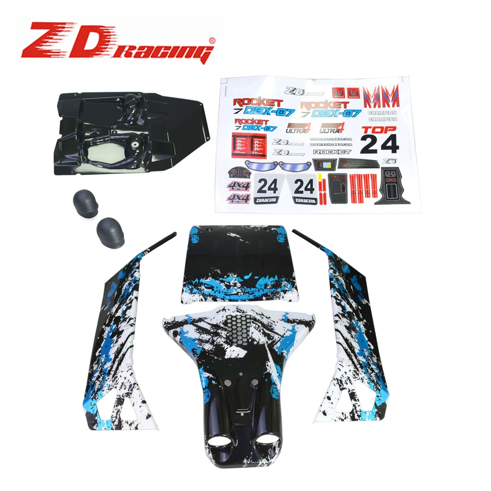 

Оригинальные обновленные запасные части для автомобиля ZD Racing DBX-07 DBX07 1/7 RC, аксессуары, набор корпусов автомобиля 8648