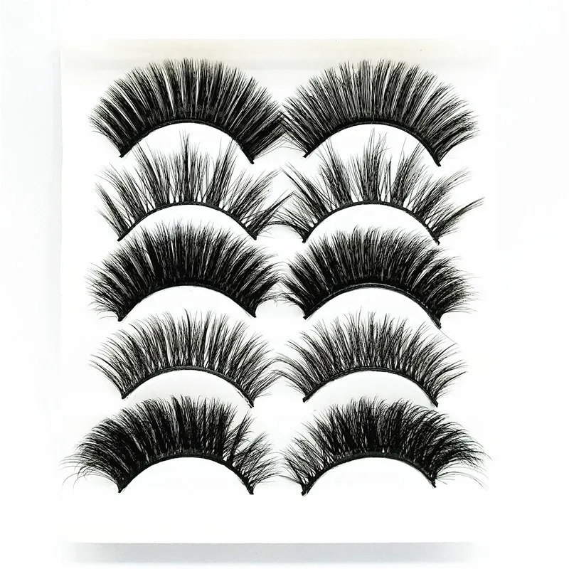 False Eyelashes 3D Synthetic Hair Long Eyelashes of Eyes Beauty Extension Tools Does Not Include Glue Makeup Eye Lashes images - 6