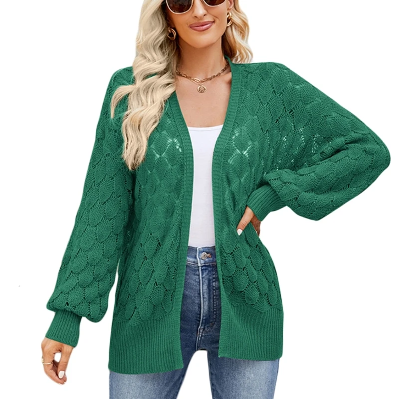 

Womens Long Sleeve Open Front Cardigans Knit Sweaters Cardigans Outwear Tops