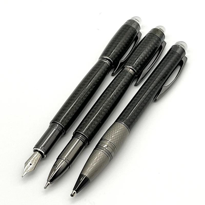 Перьевая шариковая ручка LAN из углеродного волокна S.Walker/Шариковая ручка MB канцелярские принадлежности гладкая с серийным номером