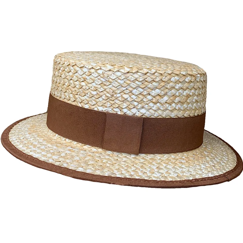 

Fashion Simple Women Summer Cooling Beach Hat Female Casual Panama Hat Lady Women Flat Brim Straw Cap Girls Sun Bucket Hat