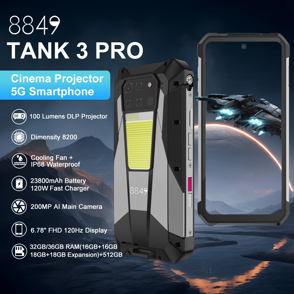 Смартфон unihertz Tank 16/512ГБ 18/512ГБ global
