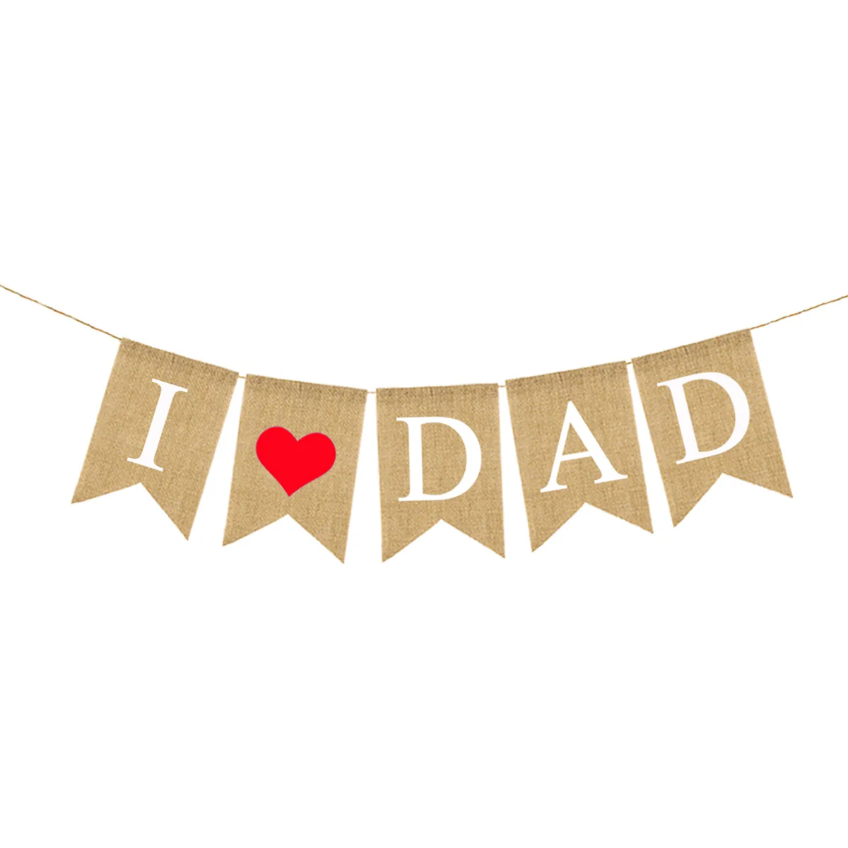 

Father's Day Bunting Garland Latte Linen Hanging Banner Father's Day Banner Father's Day Decorations Linen Hanging Banner