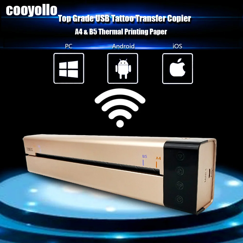 

2018 Высококачественная мини-машина для переноса татуировок с USB-портом, набор для APP PC WLAN термотрафарет, копировальный аппарат, копировальная...