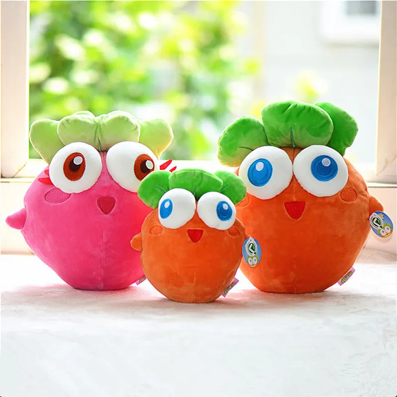 

New Kawaii Creative Plush Plant Vegetables Food Doll Plush Radish Carrot Toy Kids Girls Gift Cute Fashion Stuffed Birthday Gifts