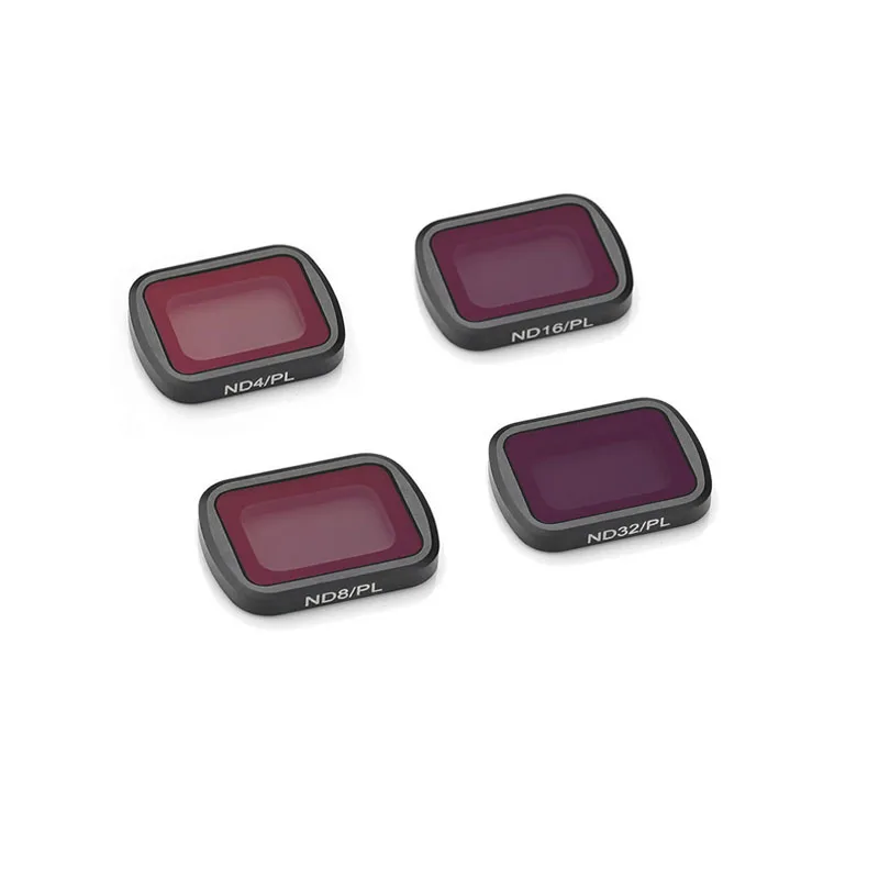 

4pcs osmo Pocket lens Filters kit ND-PL ND4 + ND8 + ND16 + ND32 Filters For DJI Pocket 2 camera gimbal accessories