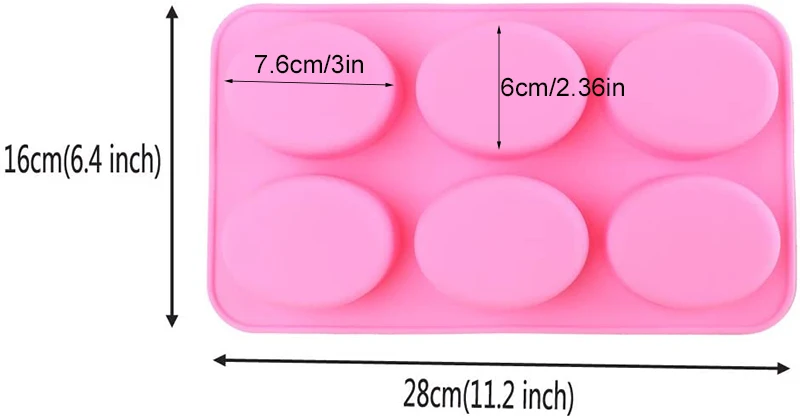 4 полости дюйма базовая простая квадратная форма для мыла и лосьона унции/ячейки