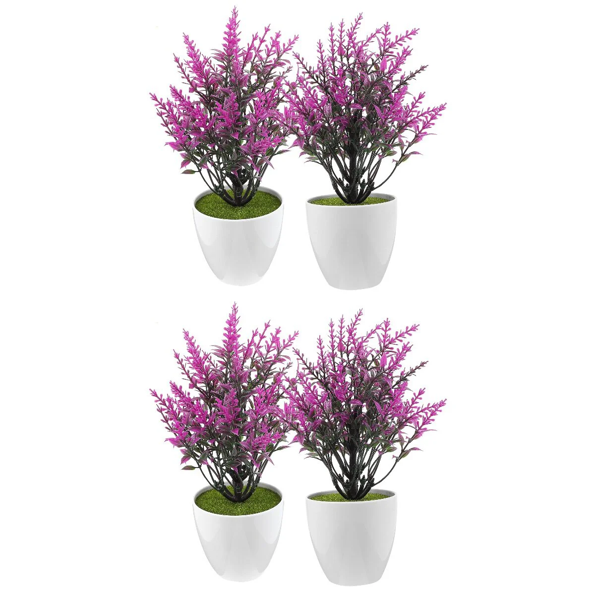 

Potted Flower Simulation Small Artificial Figurine Plants Artificial Decor Desk Top