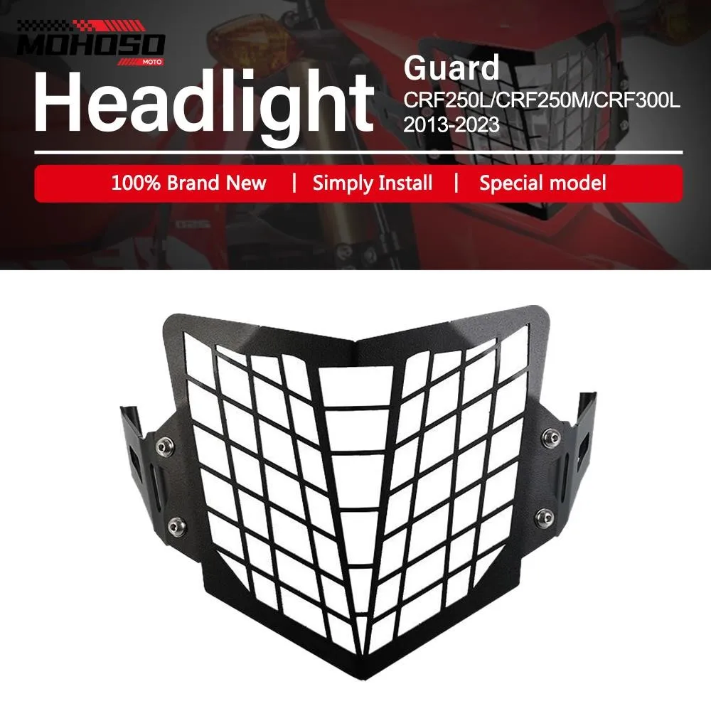 

Motorcycle Headlight Guard Grill Head light Lamp Cover FOR Honda CRF250L CRF250M CRF 250L/250M CRF300L CRF 300L 2013-2023 2022