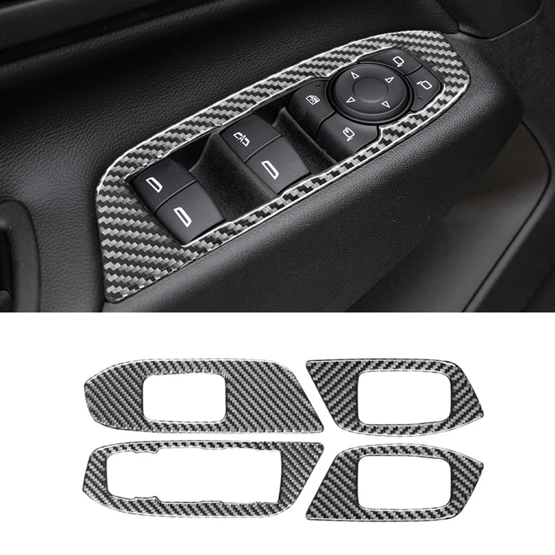 

Наклейка на панель переключателя автомобиля из углеродного волокна для Chevrolet Equinox 2017, 2018, 2019, 2020, 2021, 2022, аксессуары