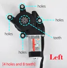 Электродвигатель стеклоподъемника AZGIANT, 12 В24 В, 4 отверстия, 8 зубьев, леваяправая звездообразная шестерня