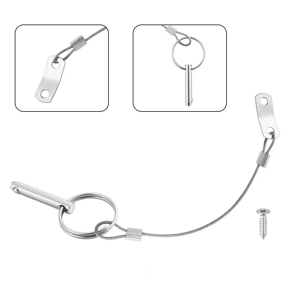 

Shipbuilding Quick Release Pin 1 Set Marine Hardware Ship Outfitting 316 Stainless Steel Deck Hinge Marine Hardware