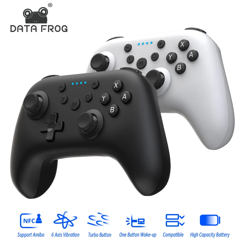 Беспроводной контроллер DATA FROG совместимый с игровым контроллером Nintendo Switch Pro