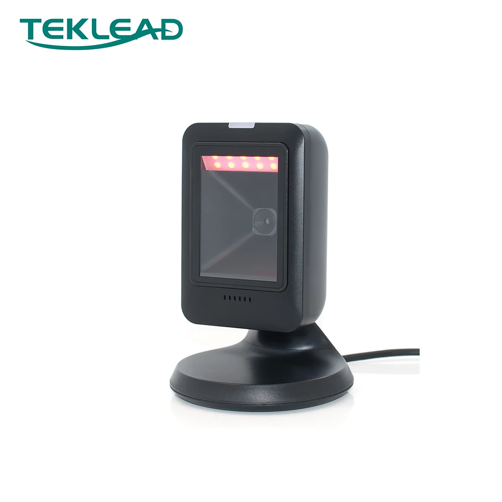 TEKLEAD 2D Настольный сканер штрих-кода Можно сканировать 1D QR-код USB-соединение