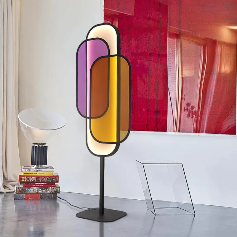 Модель комнаты Цвет Торшер Атмосфера Свет Лампа в гостиной для учебы