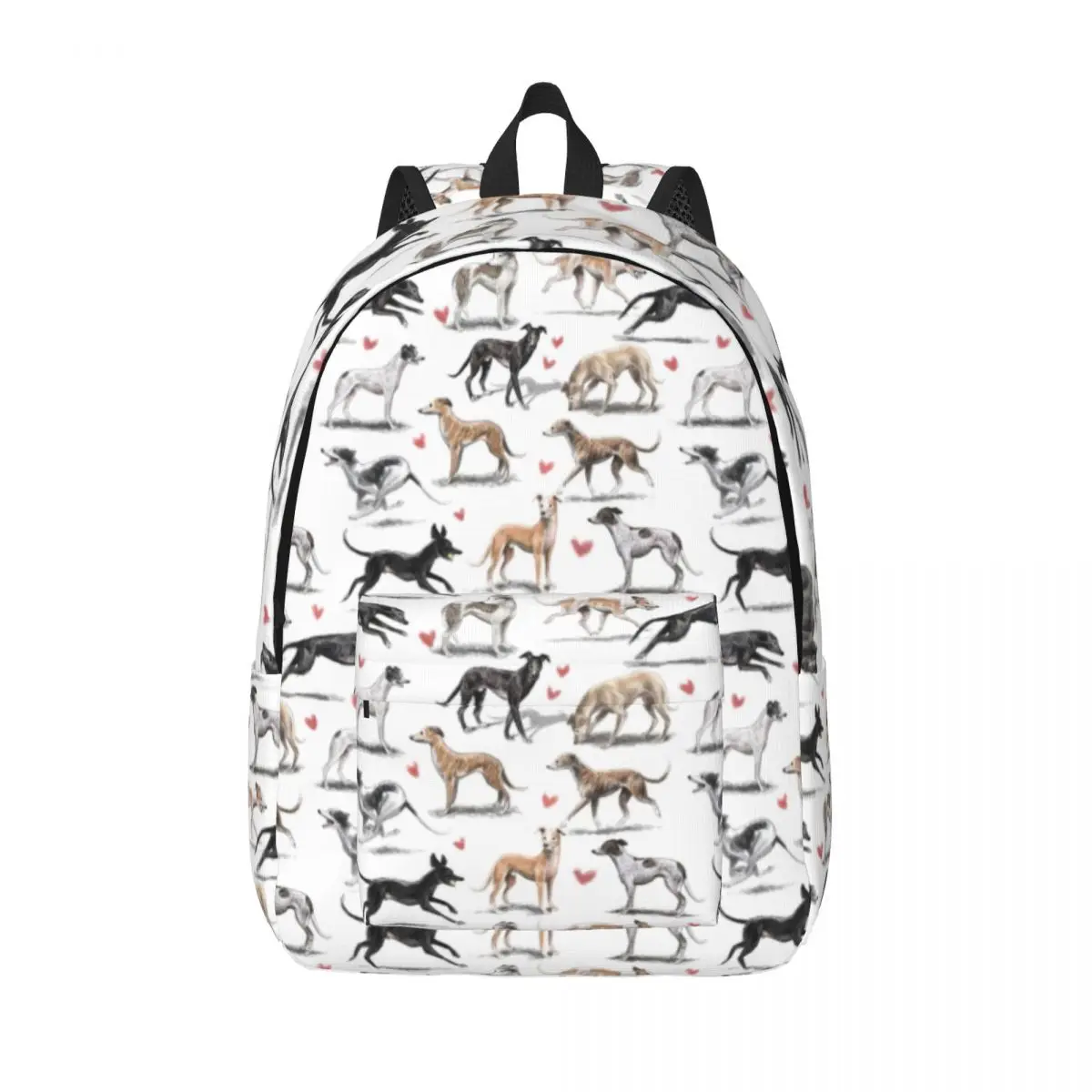 

Рюкзак для ноутбука Kawaii Greyhounds для женщин и мужчин, повседневная сумка для студентов школы и колледжа, сумка для путешествий