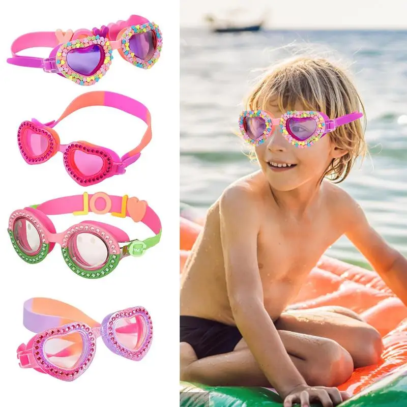 

Professional Swimming Goggles Girl Cartoon Swim Glasses UV Fogging Waterproof Swim Eyewear For Children Kids Gifts