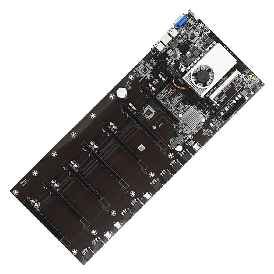 

Материнская плата S37 для компьютера, материнская плата 8 GPU PCIE 16X DDR3, поддержка 1066/1333/1600 МГц