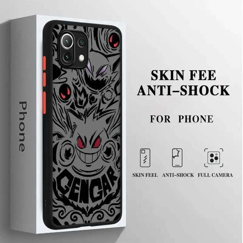 Чехол для телефона с аниме покемоном G-Gengar Xiaomi Poco X3 Pro M3 M5 M5s NFC X4 GT X5 C40 F3 C50 C51 мягкий