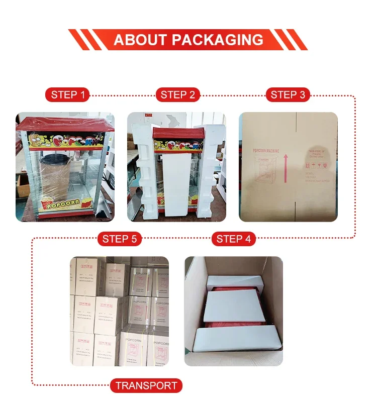 Профессиональная электрическая машина для производства кукурузы Pink Pop