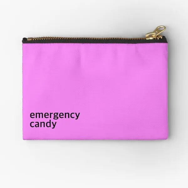 

Emergency Candy Pouch In Pink Zipper Pouches Storage Socks Underwear Pure Men Money Pocket Bag Panties Small Wallet Packaging