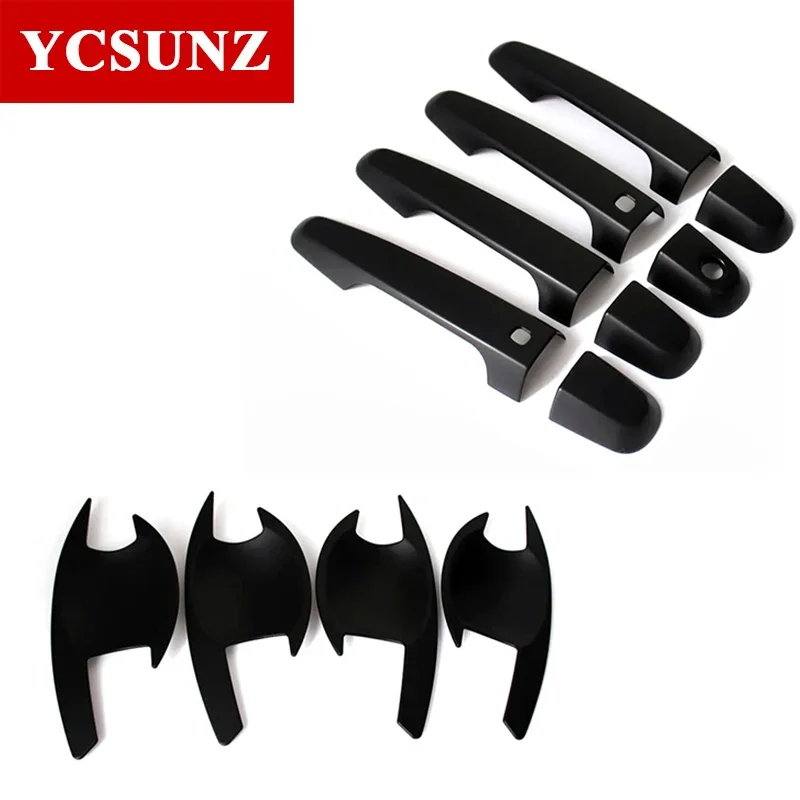 Крышка дверной ручки из АБС-пластика для Mitsubishi Pajero Sport 2016 2017 2018 2019 2020 2021 2022, автомобильные аксессуары Montero