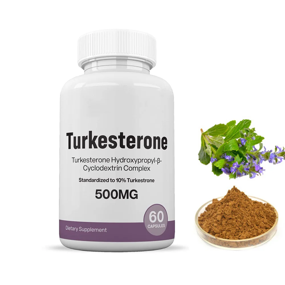 

1 bottle 60 Pills 500Mg Turkesterone Capsules 10% Dietary Supplement Helping Increase Muscles health food