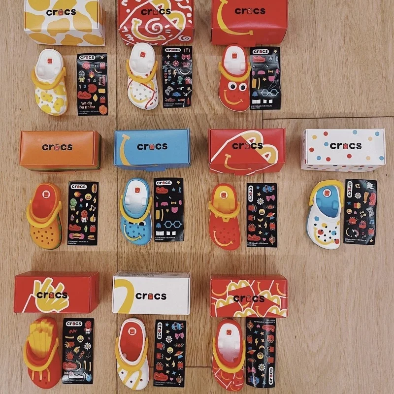 Мини-тапочки Mcdonald's 2024 брелок счастливой едой игрушки фигурка коллекционная