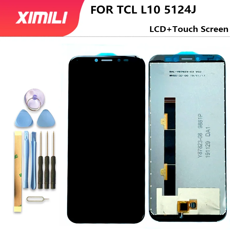 ЖК-дисплей 5,5 дюйма для TCL L10 5124J и аналогичный ЖК-датчик TCL L10, замена сенсорного телефона + Инструменты