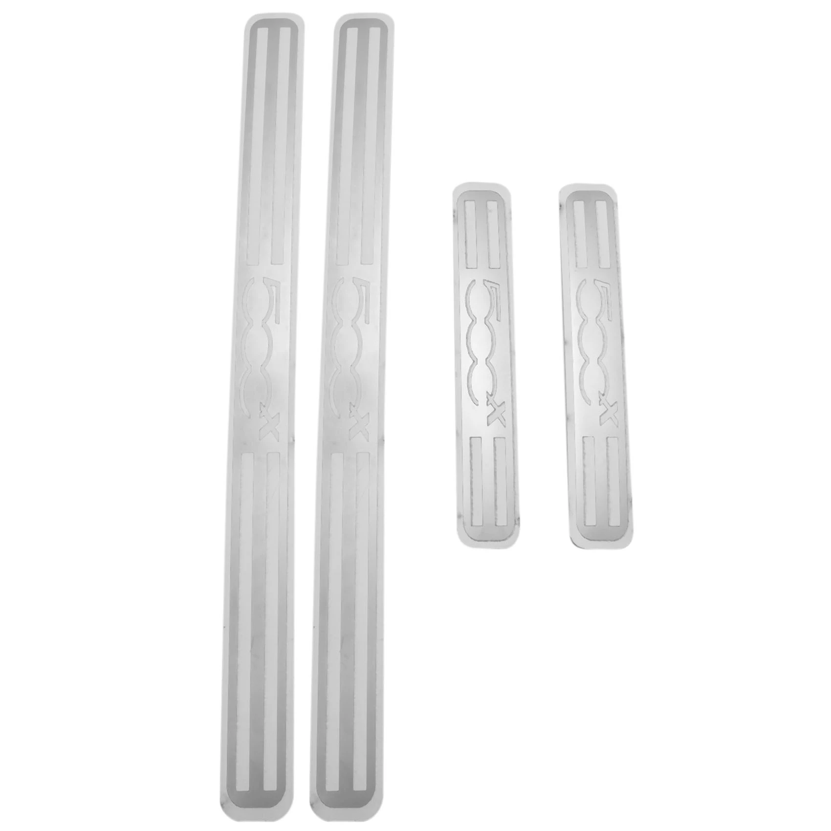 

for Fiat 500x Accessories 2014-2017 Car Sticker Stainless Scuff Plate Door Sills Trim Protector