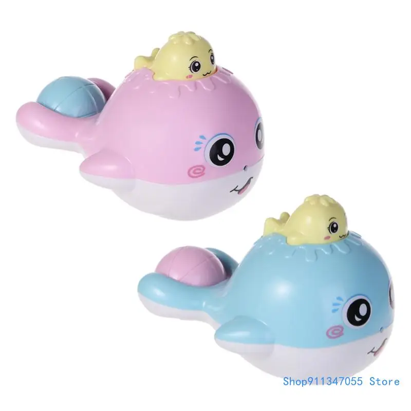 

Cartoon Dolphin Baby Bath Toy Kids Bathroom Bathtub Soap Machine Bubble Toy Drop shipping