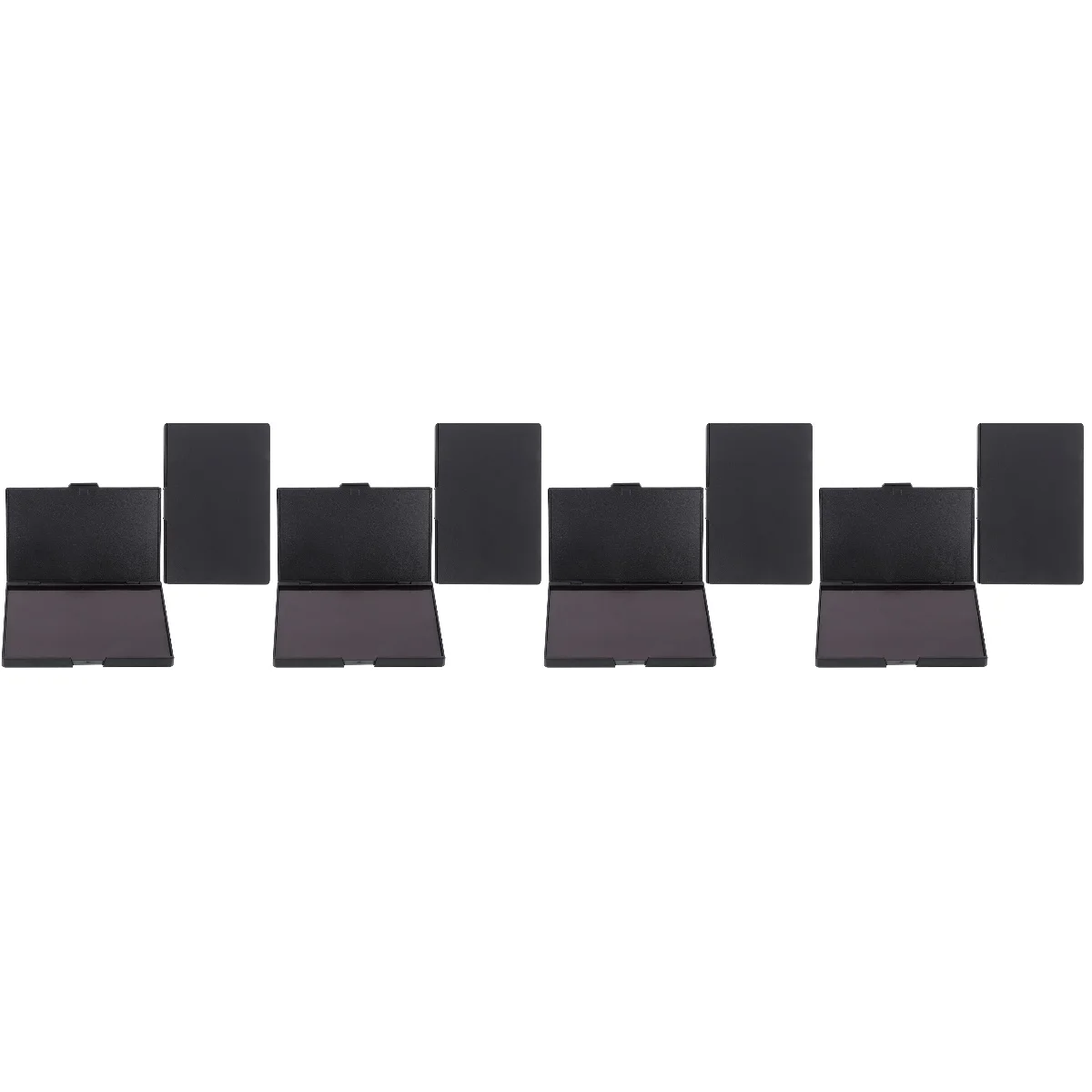 

8 Pcs Black Plastic Tray DIY Eyeshadow Palette Container Pallete Holders Makeup Supplies
