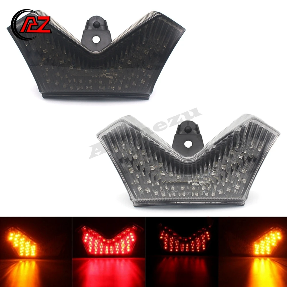 

Motorcycle Tail Brake Turn Signal Integrated Led Light for Kawasaki Ninja ZX14 ZX14R ZX-14R ZX1400 ZZR1400 2006-2015