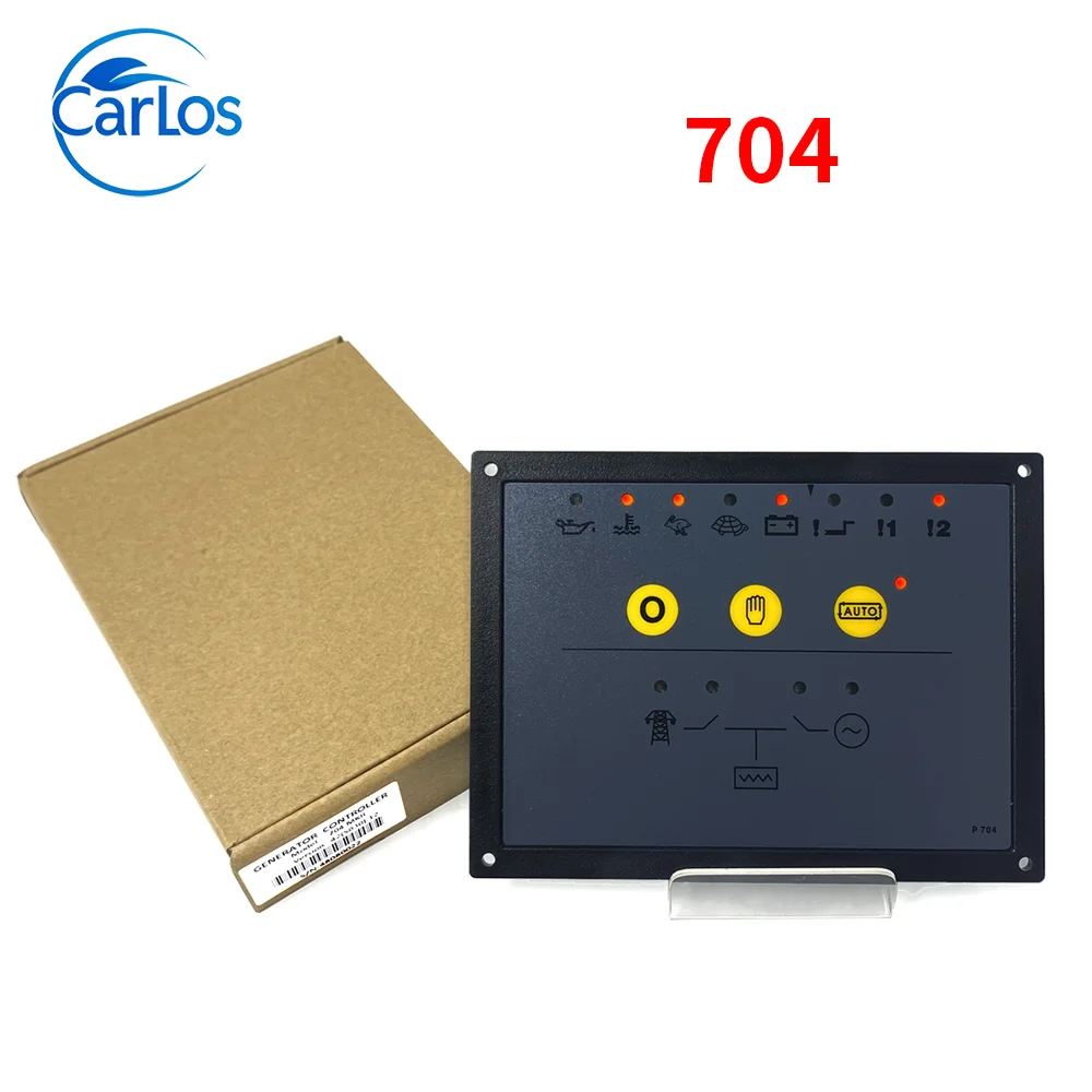 Фото DSE704 mkii Контроллер двигателя генератора DSE704, блок управления AMF, автоматический запуск, панель управления при сбое электросети, плата мониторинга, запчасти для генераторных установок. №4