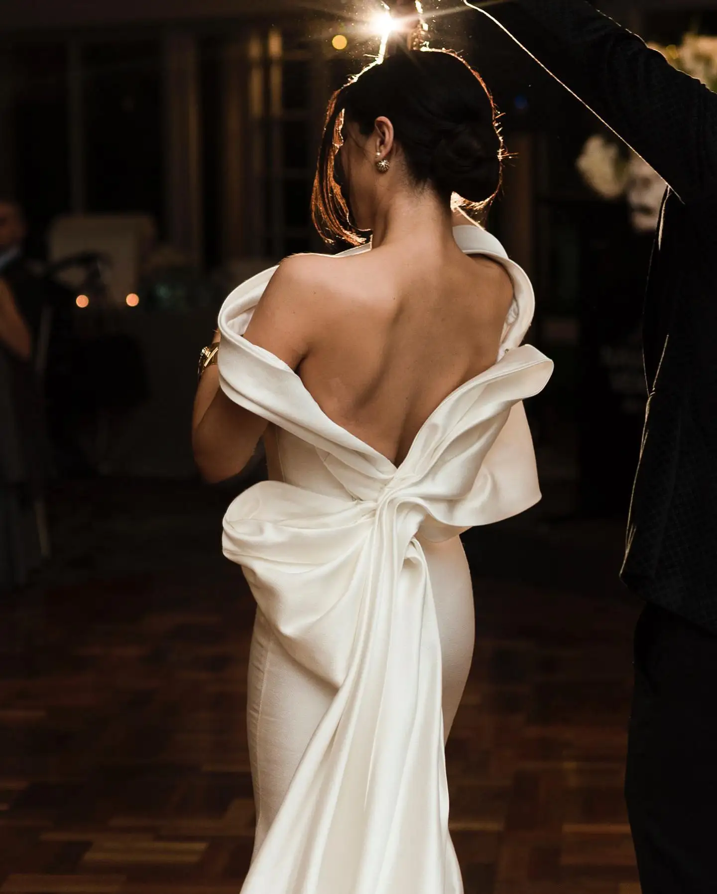 Женское атласное свадебное платье сексуальное свадебные платья 2024