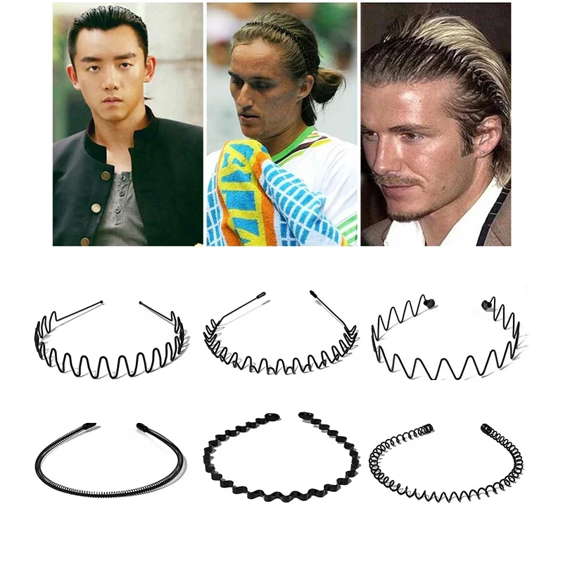 

Men's models Women's Wavy Headbands Plastic Headbands Washing clips Wide Fine Hairpins People's Basic Models 9 Models