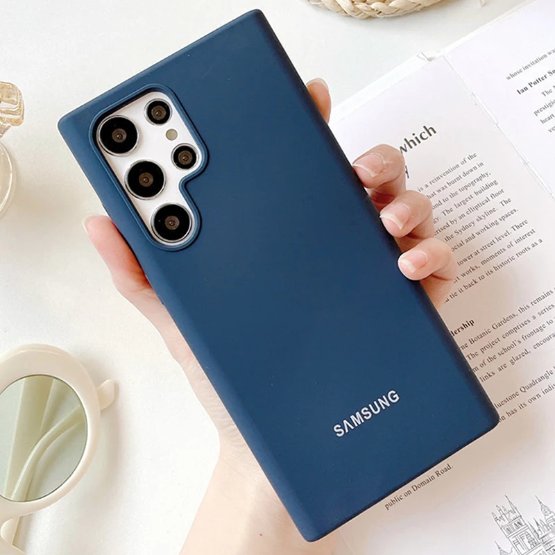 

For Samsung S22 Plus Ultra Mobile Phone Case for Samsung S22plus S22ultra New Liquid Silicone Anti-fall Soft Shell