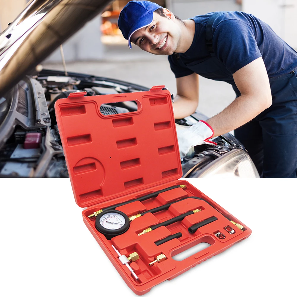 Комплект манометров для измерения давления топлива 0-100PSI набор инструментов