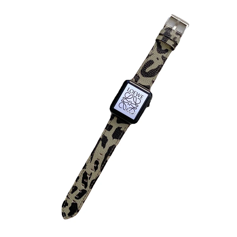 Genuine Leather Strap For Apple watch band 45mm 41mm 44mm 42mm 40mm 38mm correa iWatch Series 7 6 5 4 Accessories Wrist Bracelet